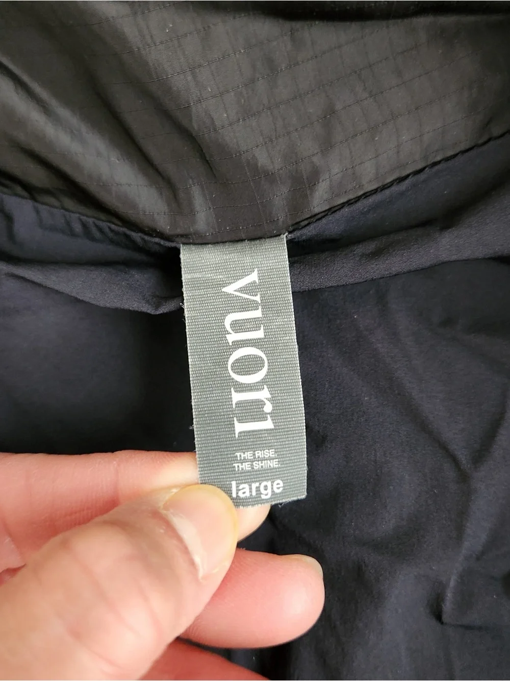 Vuori Sunday Insulated Hybrid Vest in Black